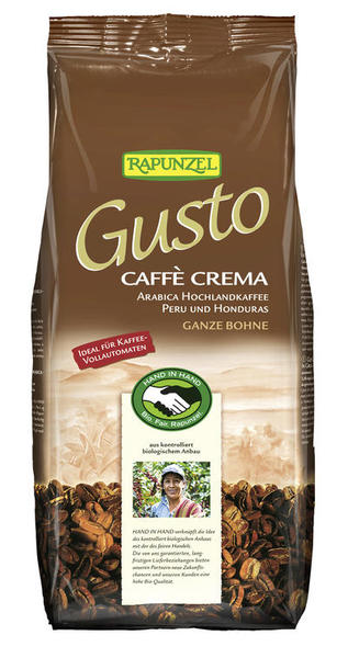 Bio Gusto Caffe Crema ganze Bohne