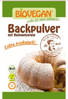 Bio Backpulver mit Reinweinstein 4x17g