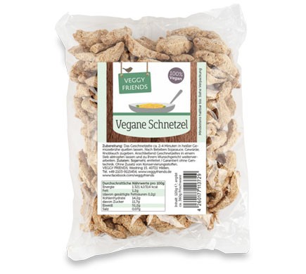 Vegane Schnetzel trocken 120g.