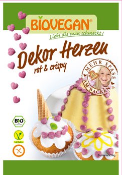 Rote Dekor Herzen 35g