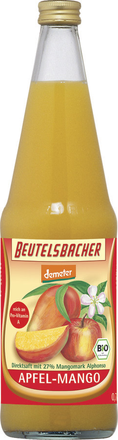 Bio Apfel-Mangosaft Demeter