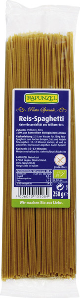 Bio glutenfreie Reis VK Spaghetti