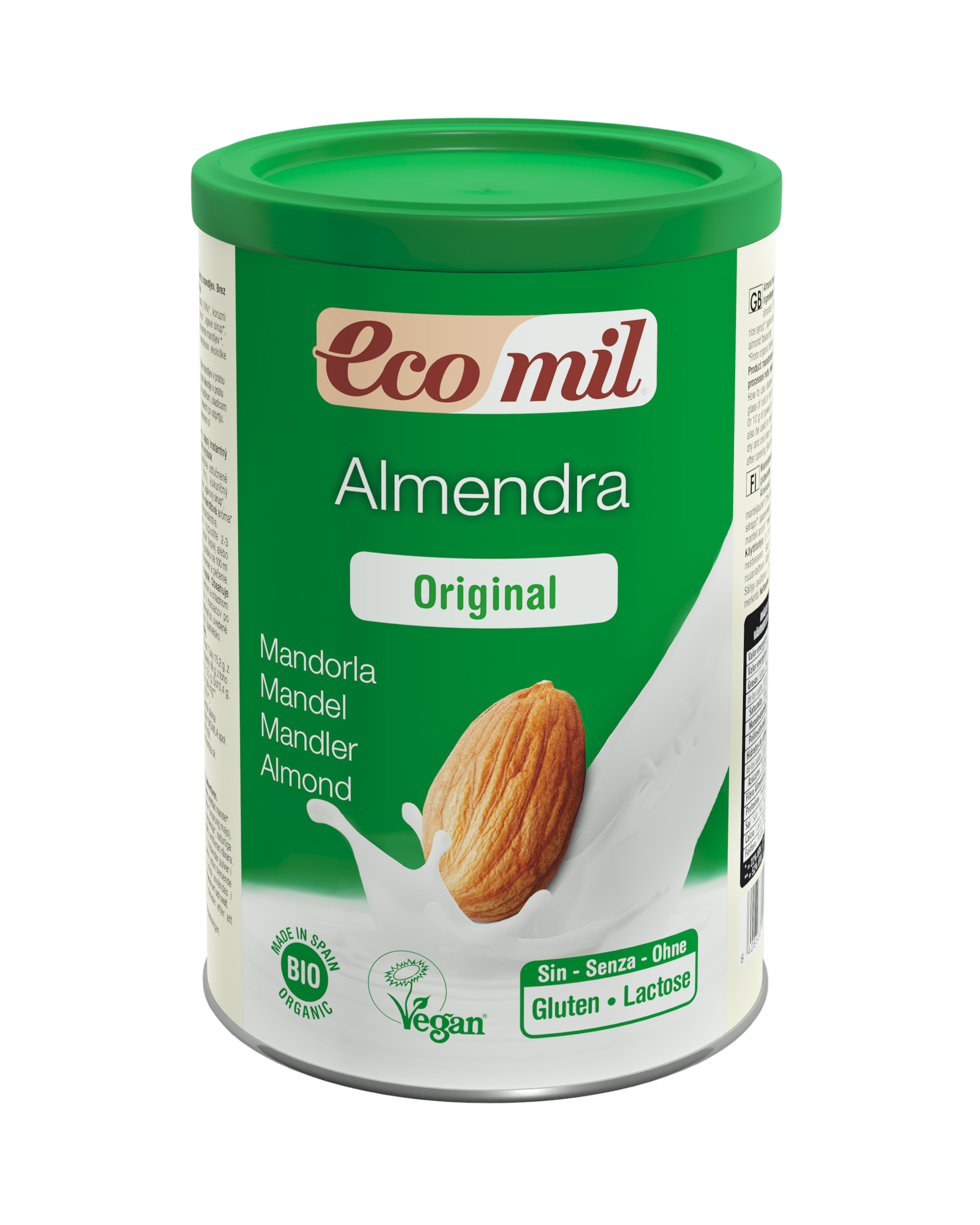 EcoMil-Instant-Almendra-400g-new-design Bio Mandelmilch Pulver