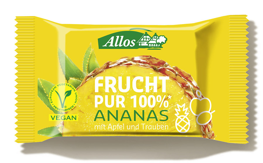 Bio Frucht pur Riegel Ananas