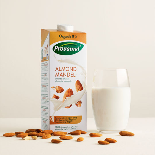 Mandeldrink gesüsst mit Agavendicksaft