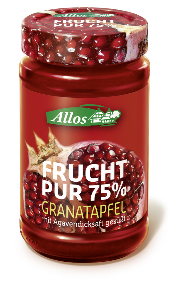Bio Frucht pur 75% Granatapfel Fruchtaufstrich