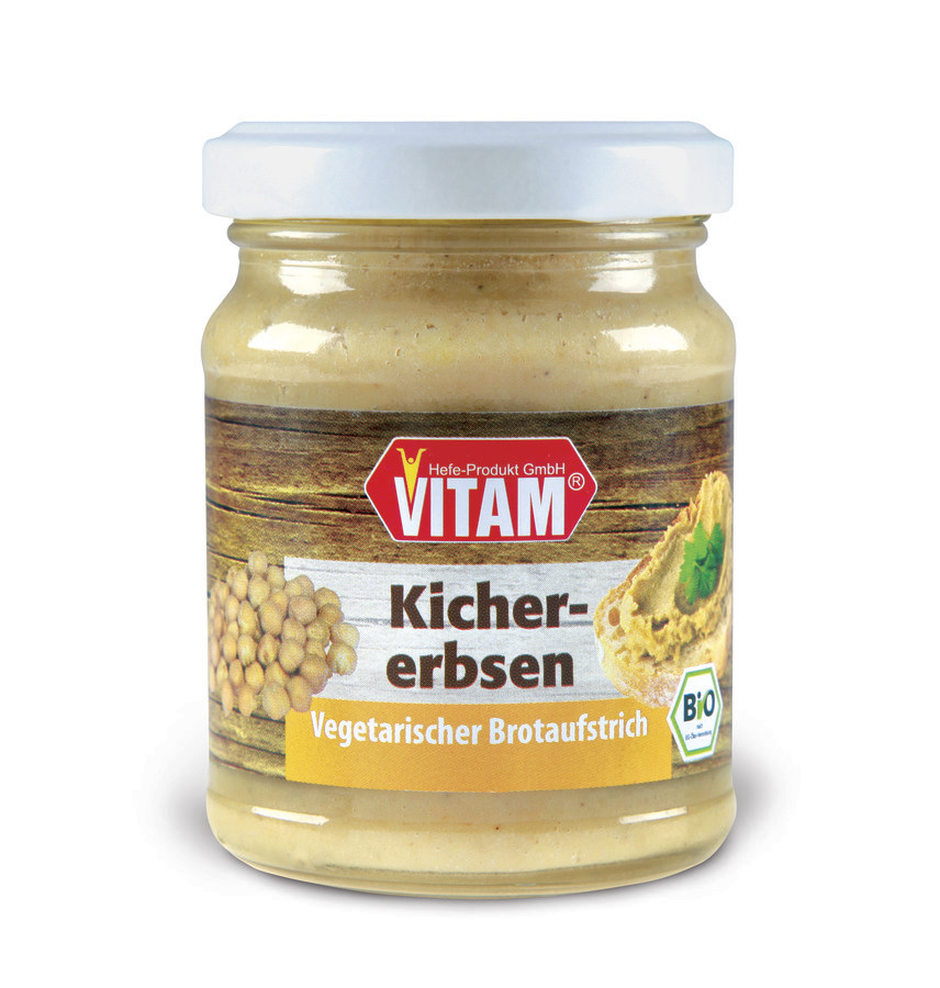 Bio Kichererbsen veganer Brotaufstrich