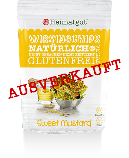 Wirsingchips Sweet Mustard