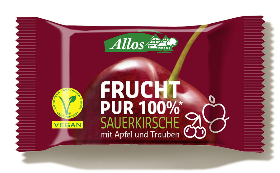 Bio Frucht pur Riegel Sauerkirsche