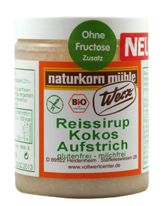 Bio Reissirup Kokos Aufstrich