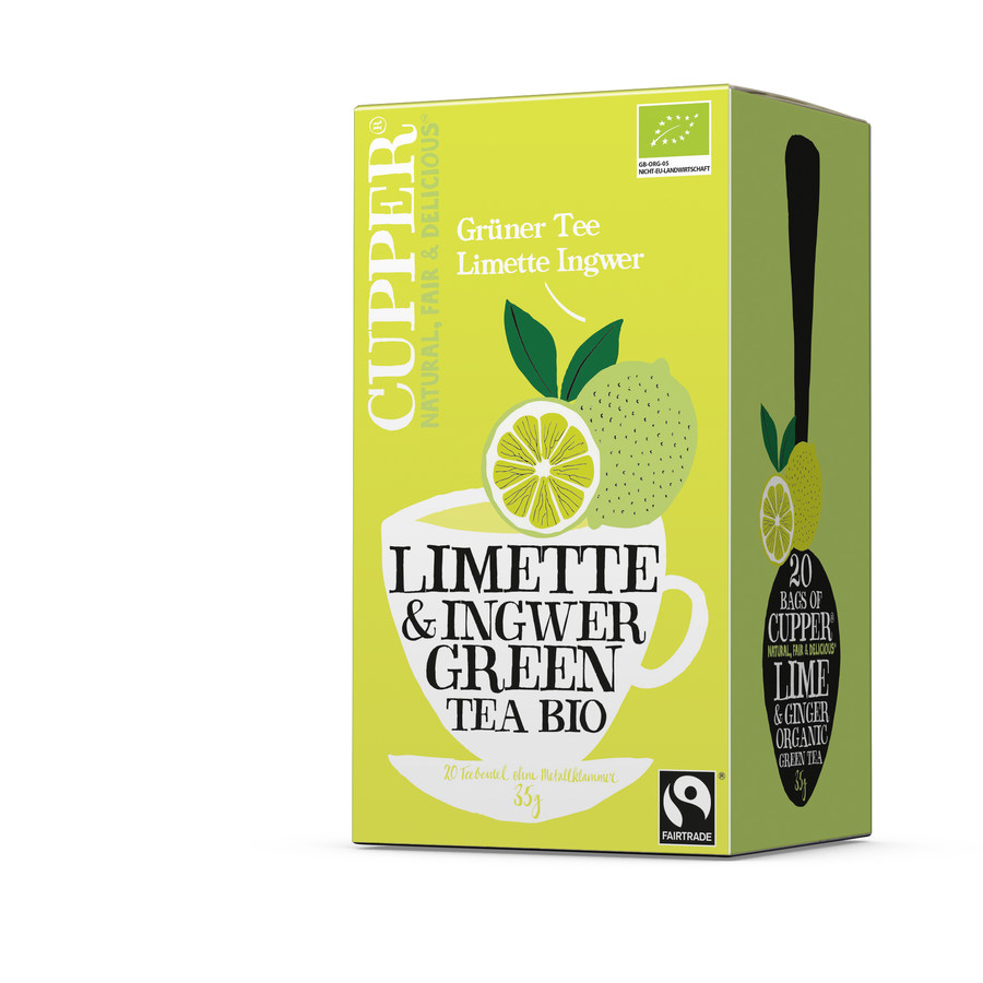 Grüner Tee Limette-Ingwer