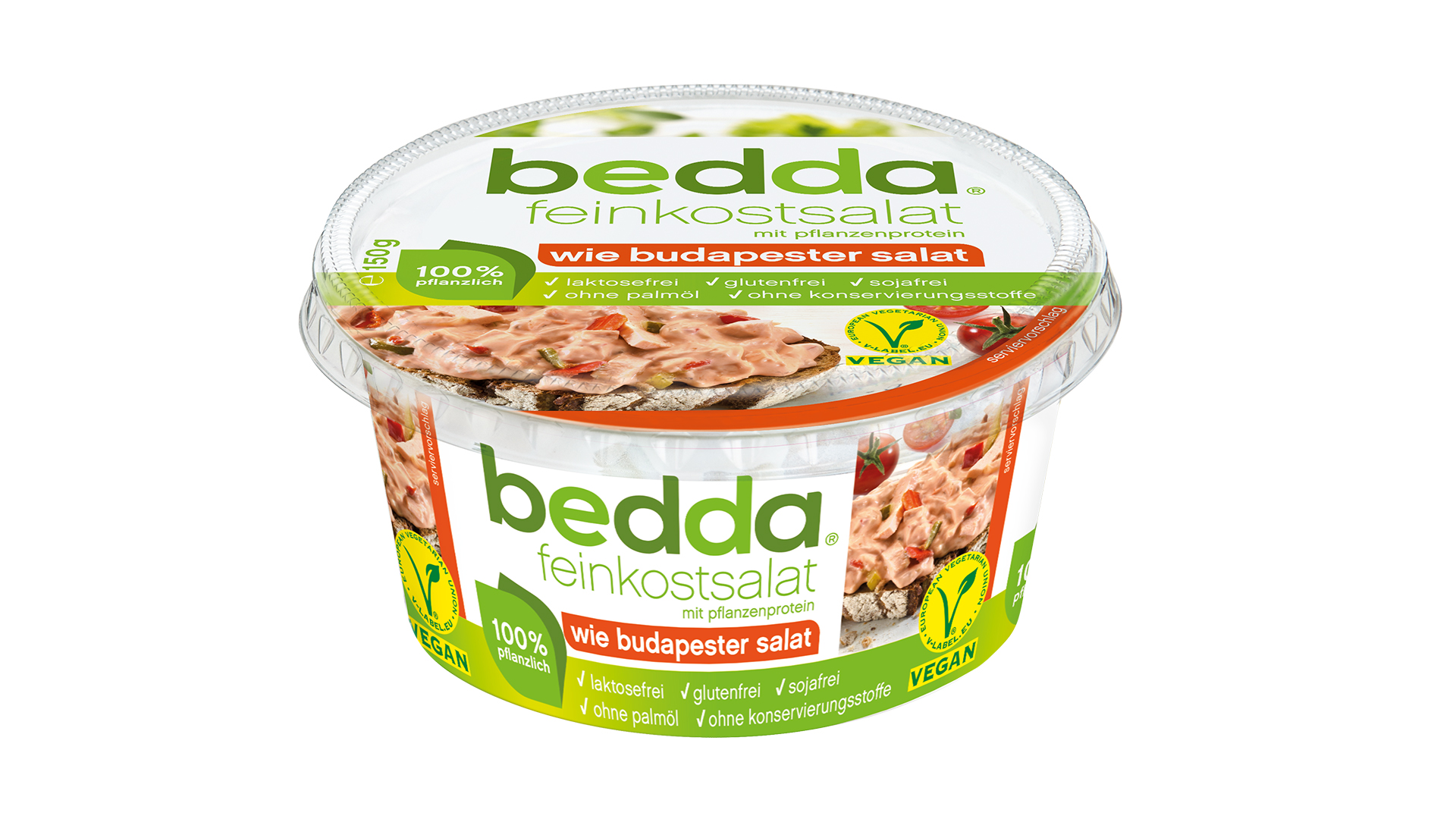 Veganer feinkost Budapestersalat