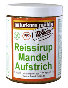Bio Reissirup Mandel Aufstrich
