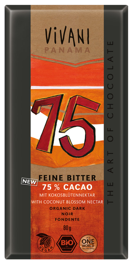 Bio Feine Bitter 75% Schokolade