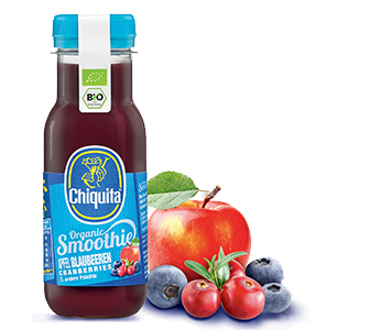 Bio Apfel Blaubeeren Cranberries Smoothie 650ml