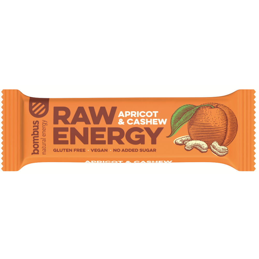 Raw Energy Aprikose Cashew Riegel 50g