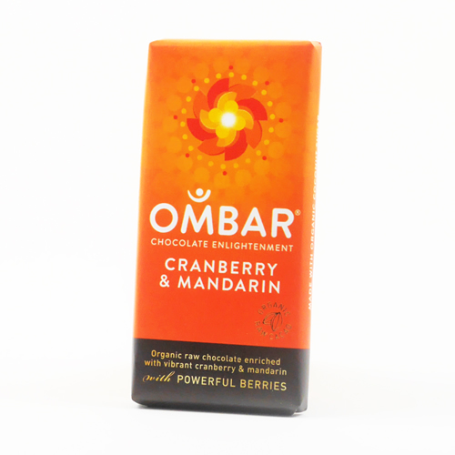 Cranberry & Mandarine  Roh-Schokolade