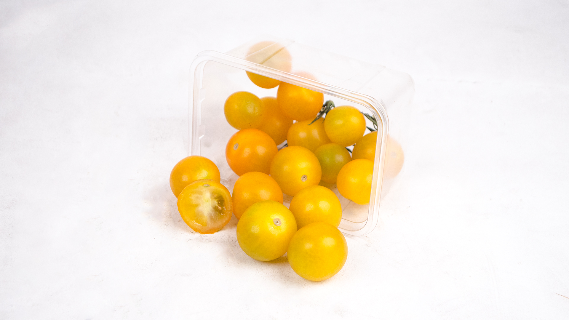 Tomaten Cherry Schale gelb