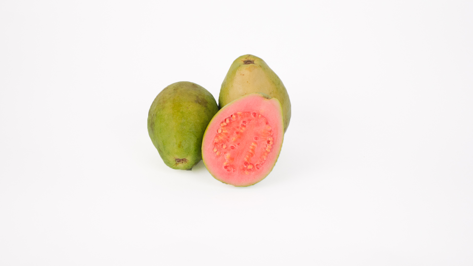 Guave innen weiss oder rot rund Stück