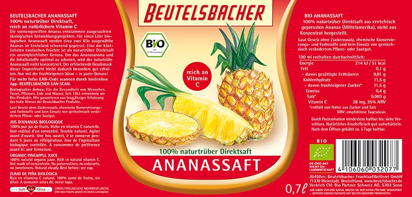 Ananas_Bio_dt_CH_07 Bio Ananassaft Demeter
