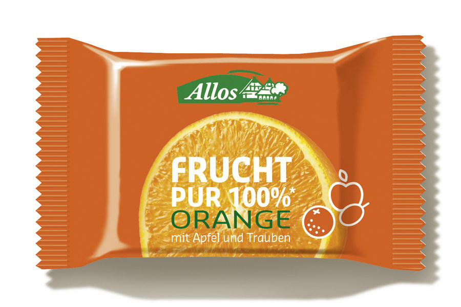 Bio Frucht pur Riegel Orange