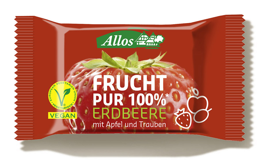 Bio Frucht pur Riegel Erdbeere