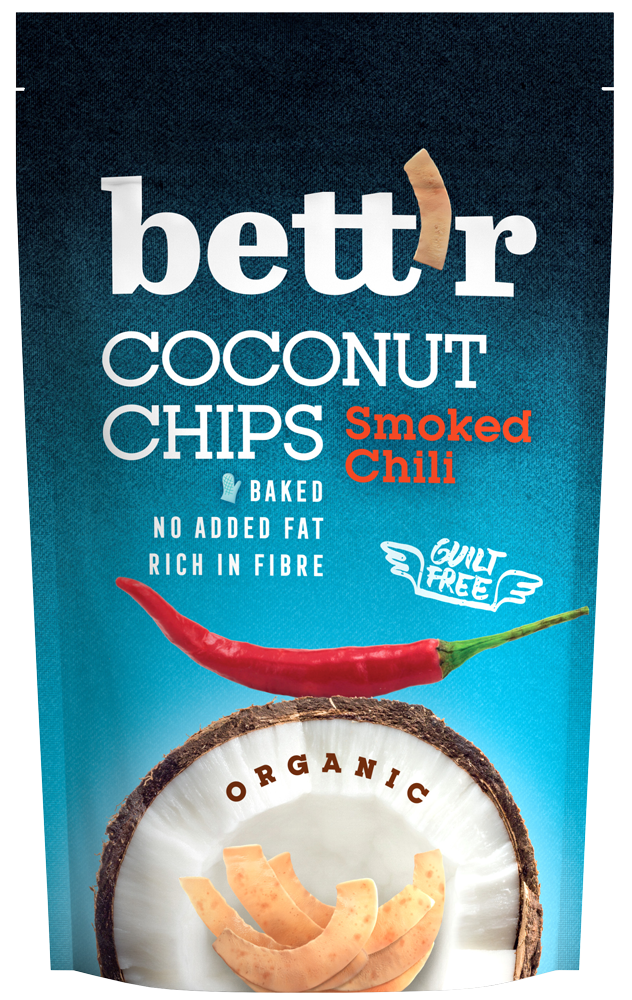 Bio Kokos Chips mit geräuchertem Chili