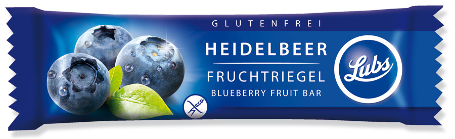 Bio Heidelbeere Fruchtriegel glutenfreier