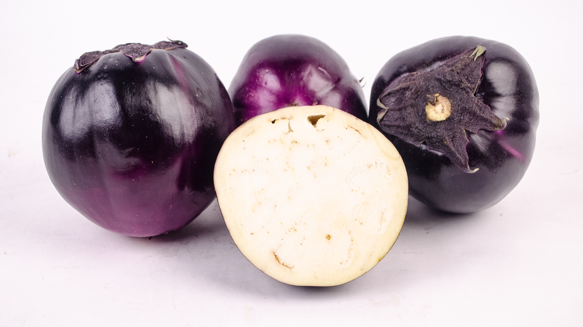 Aubergine lila Italien