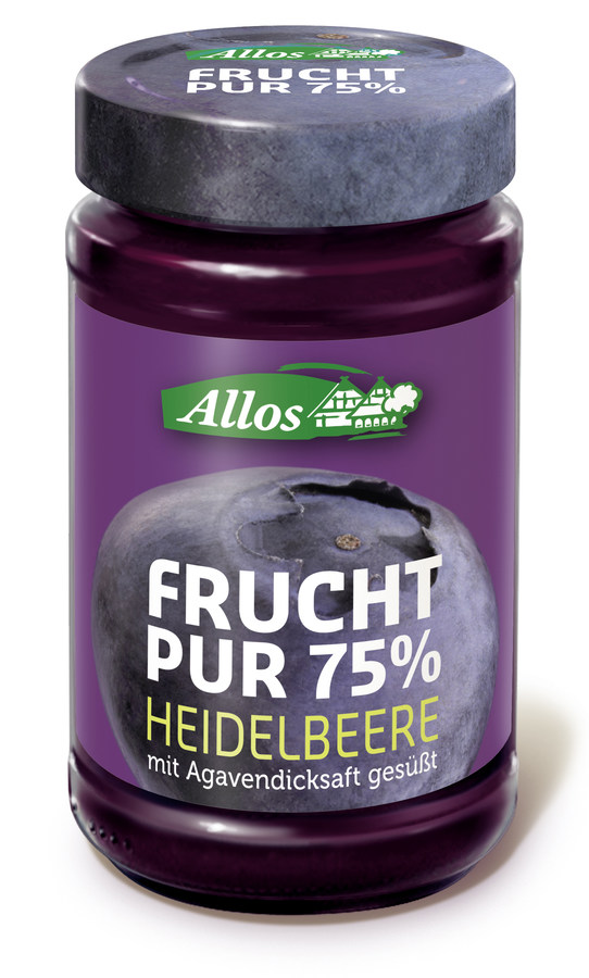 Bio Frucht pur 75% Heidelbeere Fruchtaufstrich