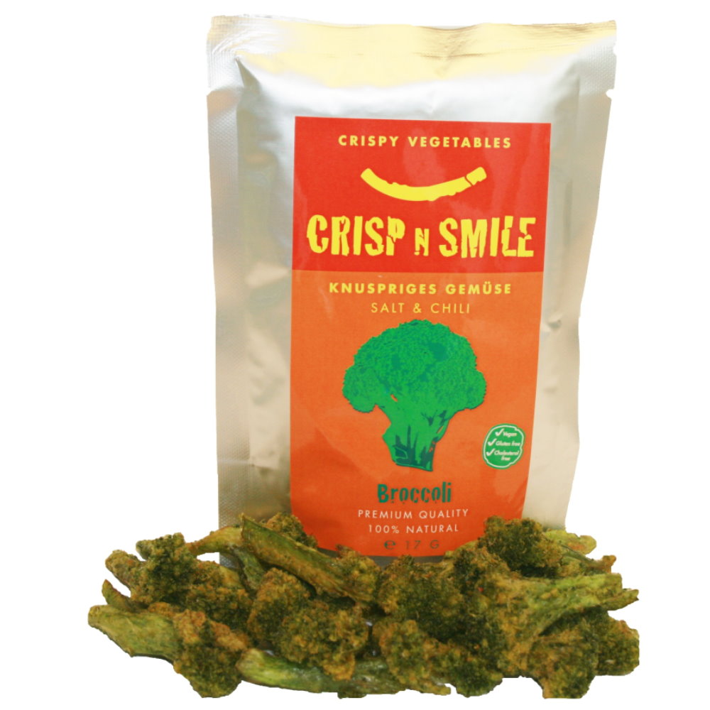 Brokkoli Chips Chili & Salz