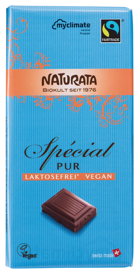 Bio-Fairtrade-Special-pur-Schokolade-Naturata Bio Spezial pur Reismilch Schokolade